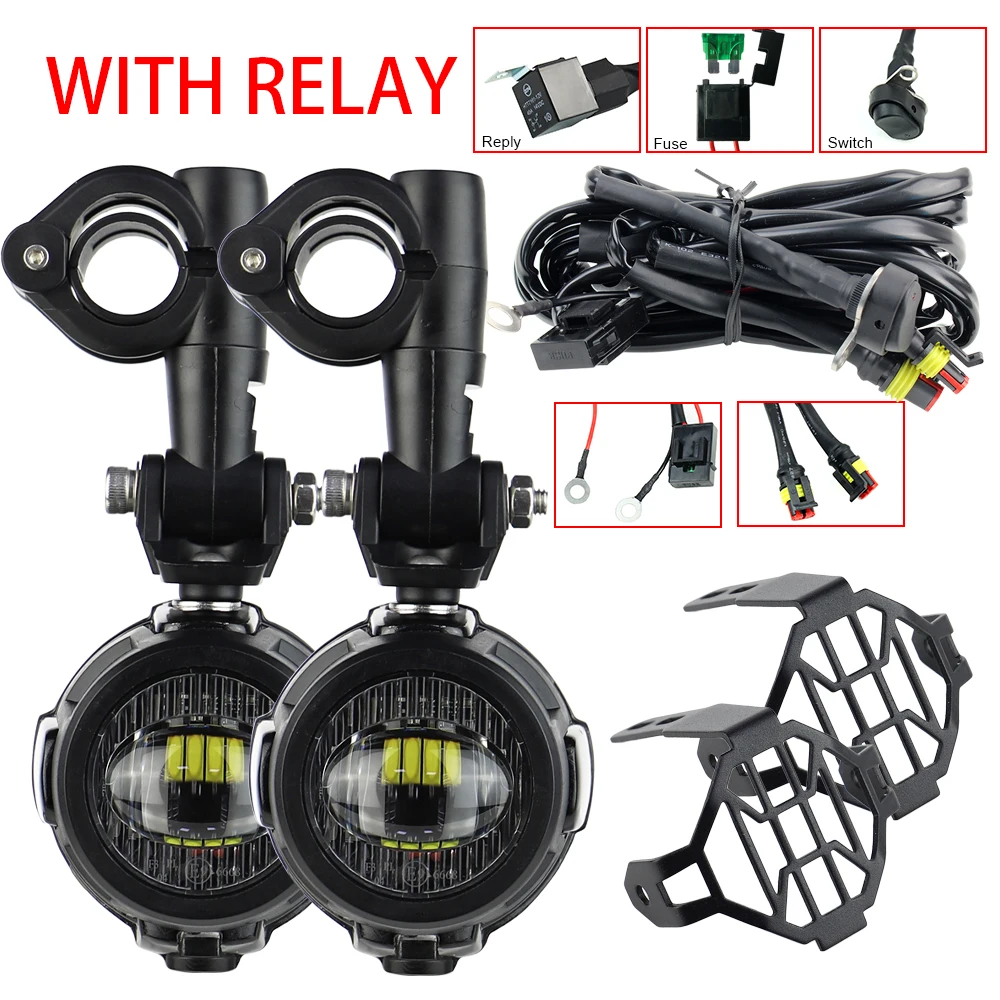 LEDFogLightsMotorcycleDrivingAuxiliaryLightsforBMWR1200GSLCR