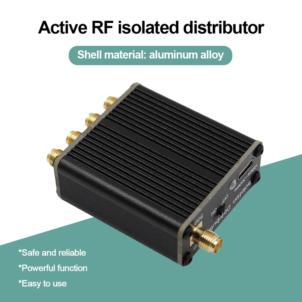 Vtizikl Répartiteur De Actif Pour SDR GPSDO, 100 KHz à 150 MHz Avec Materiau En Alliage Pour Antennes Radio Sources Dhorloge 91828070 Vtizikl Répartiteur De Actif Pour SDR GPSDO, 100 KHz à 150 MHz Avec Materiau En Alliage Pour Antennes Radio Sources Dhorloge 91828070
