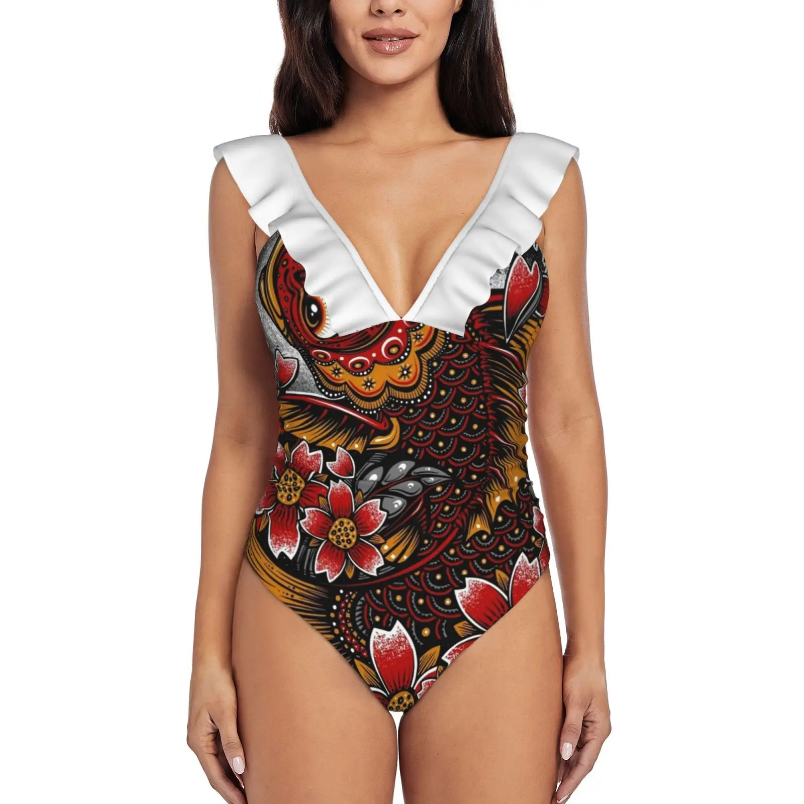 The Top Salling Panic Ance Florida 9 01 2019 Costume Da Bagno Intero Arruffato Donna Sexy Monokini Costumi Da Bagno New Beach Bathing