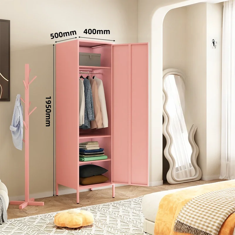 Kids Wardrobes Closet Clothes Organizer Hangers Bedroom Storage Cabinet Shelves Mobile Penderie Enfant Modern Furniture CY50CW