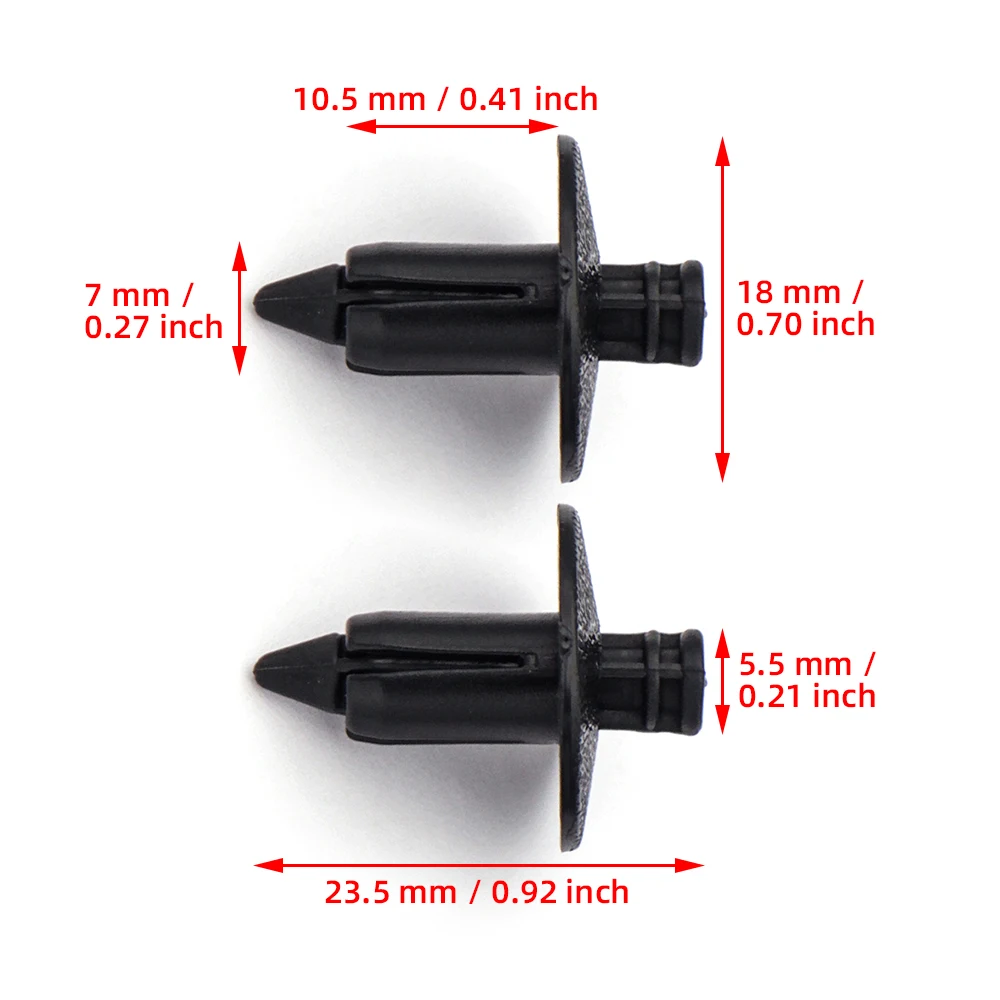 20x Suzuki Verkleidung oder Panel Befestigung Clips- 6mm & 8mm -kunststoff  Niet