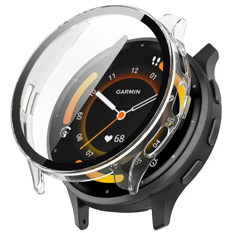 Garmin Venu 3 3S 스마트 시계 밴드 스트랩 보호 범퍼 Venu3 Venu3S 화면 보호기 쉘 액세서리 용 유리 + 케이스 커버
