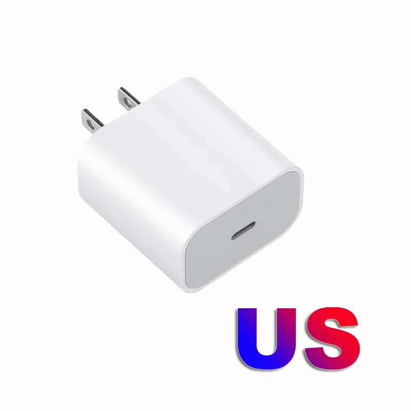 PD Charger Fast Charging Charger Cable Kit for Iphone 13 12 11 pro max ipad Airpods Apple Watch EU US Plug Type C Adapter 65 watt car charger