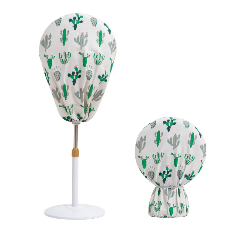 Household Cotton Linen Electric Fan Cover Dust Cover For Floor Type Printed Dustproof Protection Finger Protector ZH396
