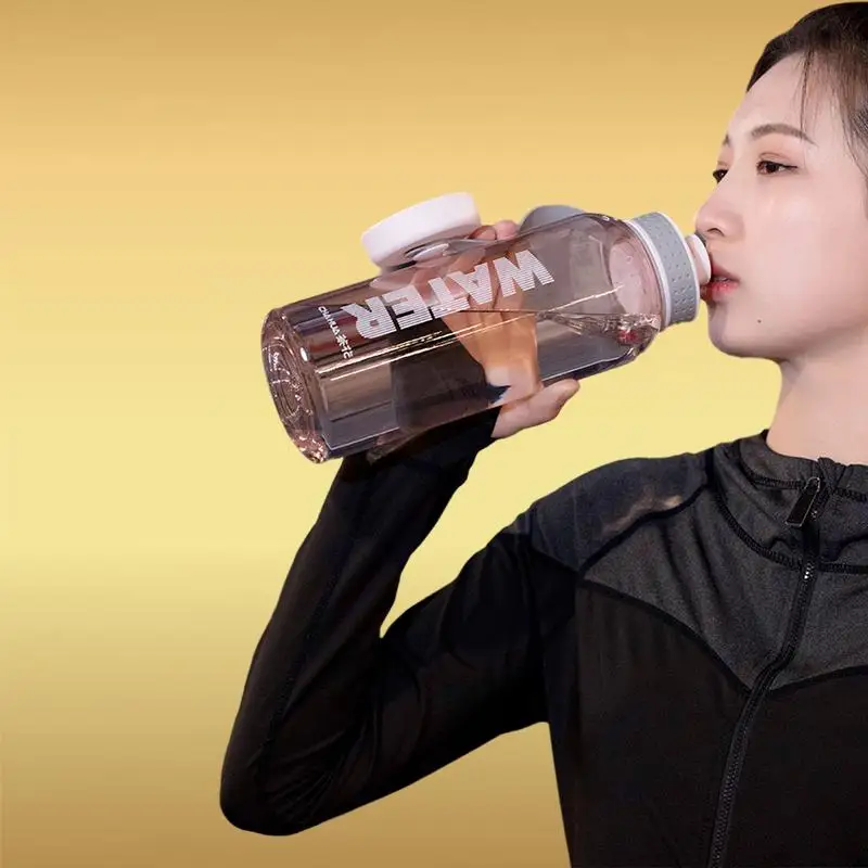 

Ultimate Fitness And Sports Companion Camellia Plastic Water Cup With High Temperature Resistance And Large Capacity