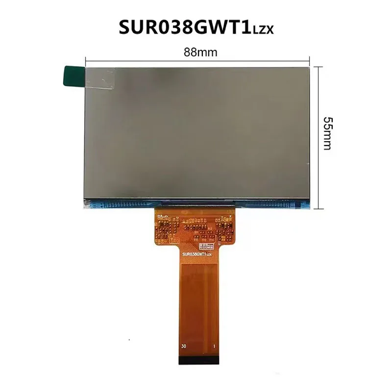 Tela Lcd Original para Xiaomi Projetor Wanbo x1 Sur038gtwt1 Hx801.0 Sur038gwt1 Hx3810 Sur038tw1lzx 100 Novo - Image 4