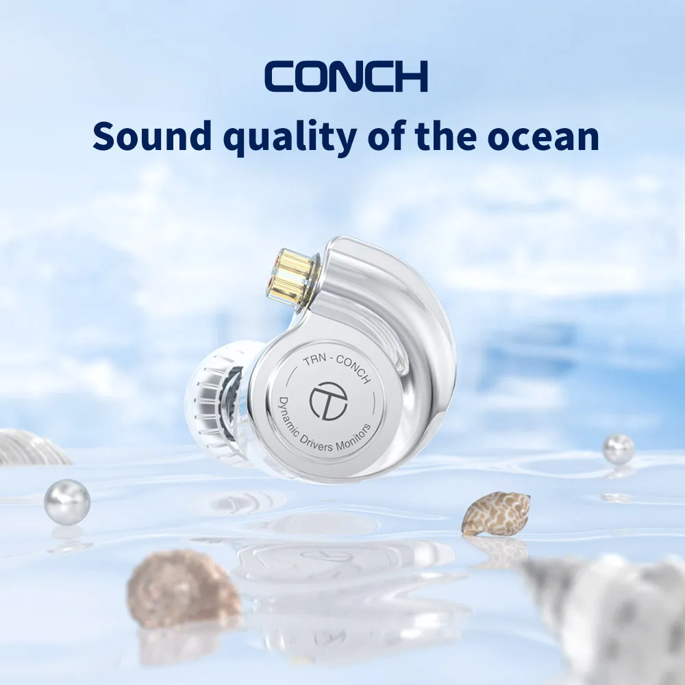 Trn Conch-alto Desempenho Diafragma Dlc Dinâmicos Fones de Ouvido Hifi In-ear Monitor com Cabo Destacável para Audiófilo e Músico - Image 6