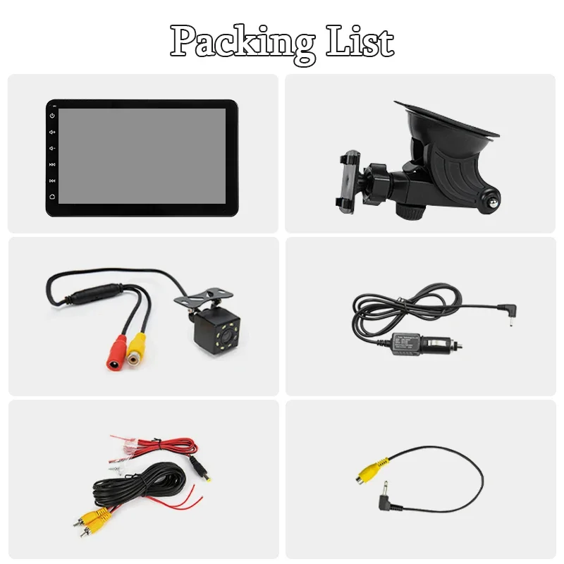 7" Carplay Android Auto Car Radio Multimedia Video Player IPS Touch Screen AUX I