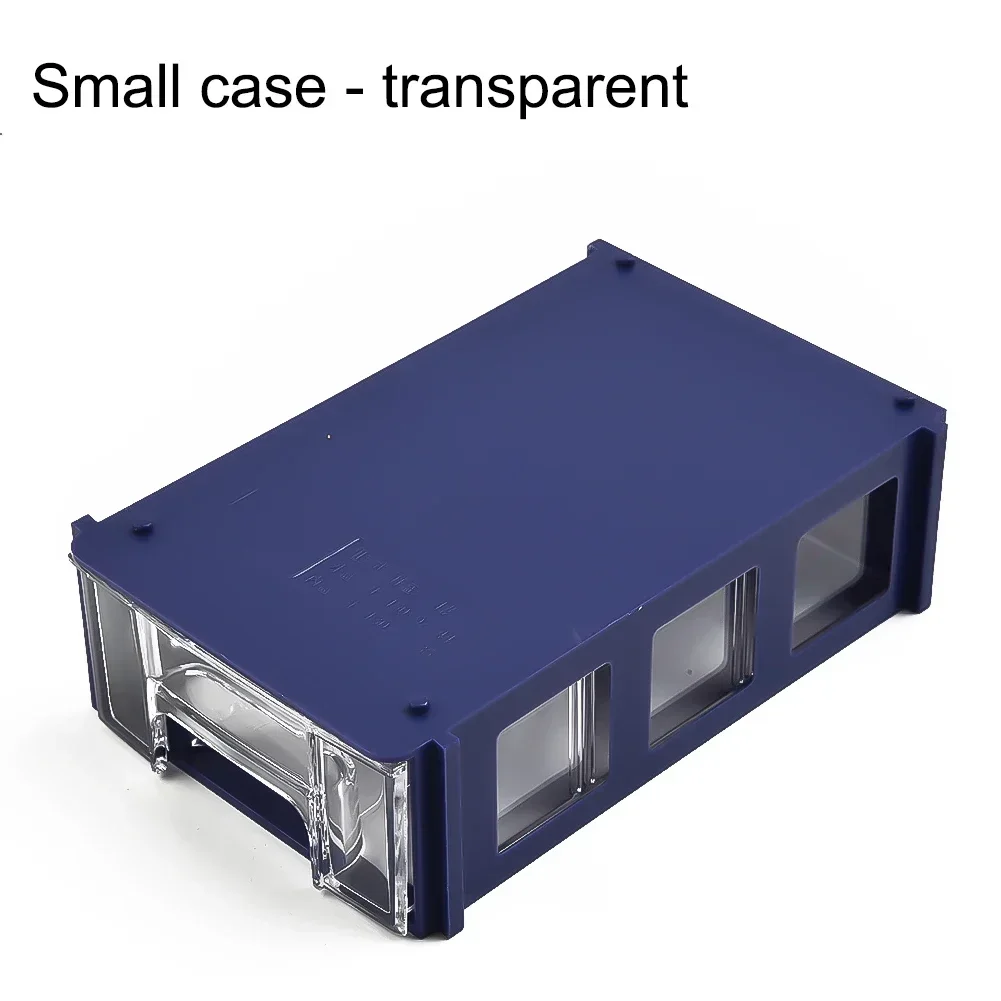 1PC Stackable Plastic Hardware Parts Storage Boxes Component Screws Tool Box Classifications Case Workshop Shelves Useful 3