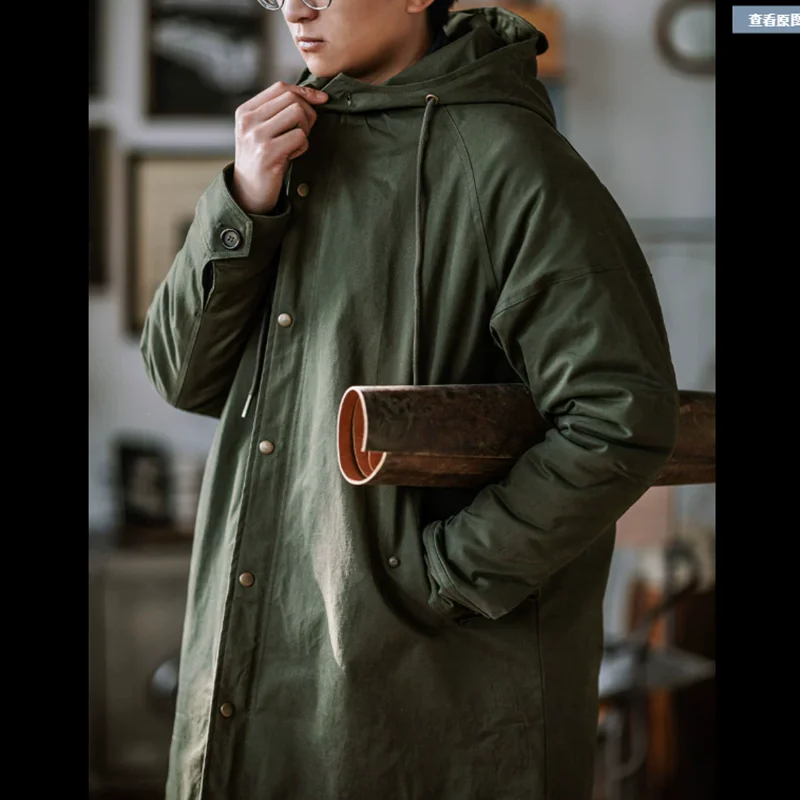 EEL HOME COAT カーキ M M51 Army Coat Military Green Fishtail Windbreaker Thickened