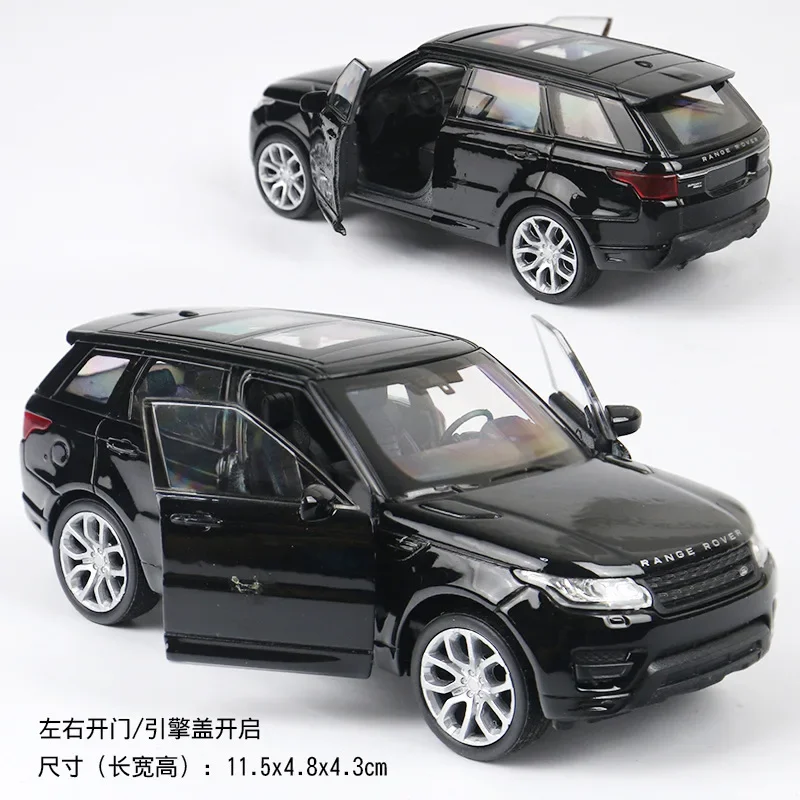 

WELLY 1:36 Range Rover, спортивный автомобиль, внедорожник, высокий симулятор, модель из сплава металла, автомобиль, тяговый автомобиль