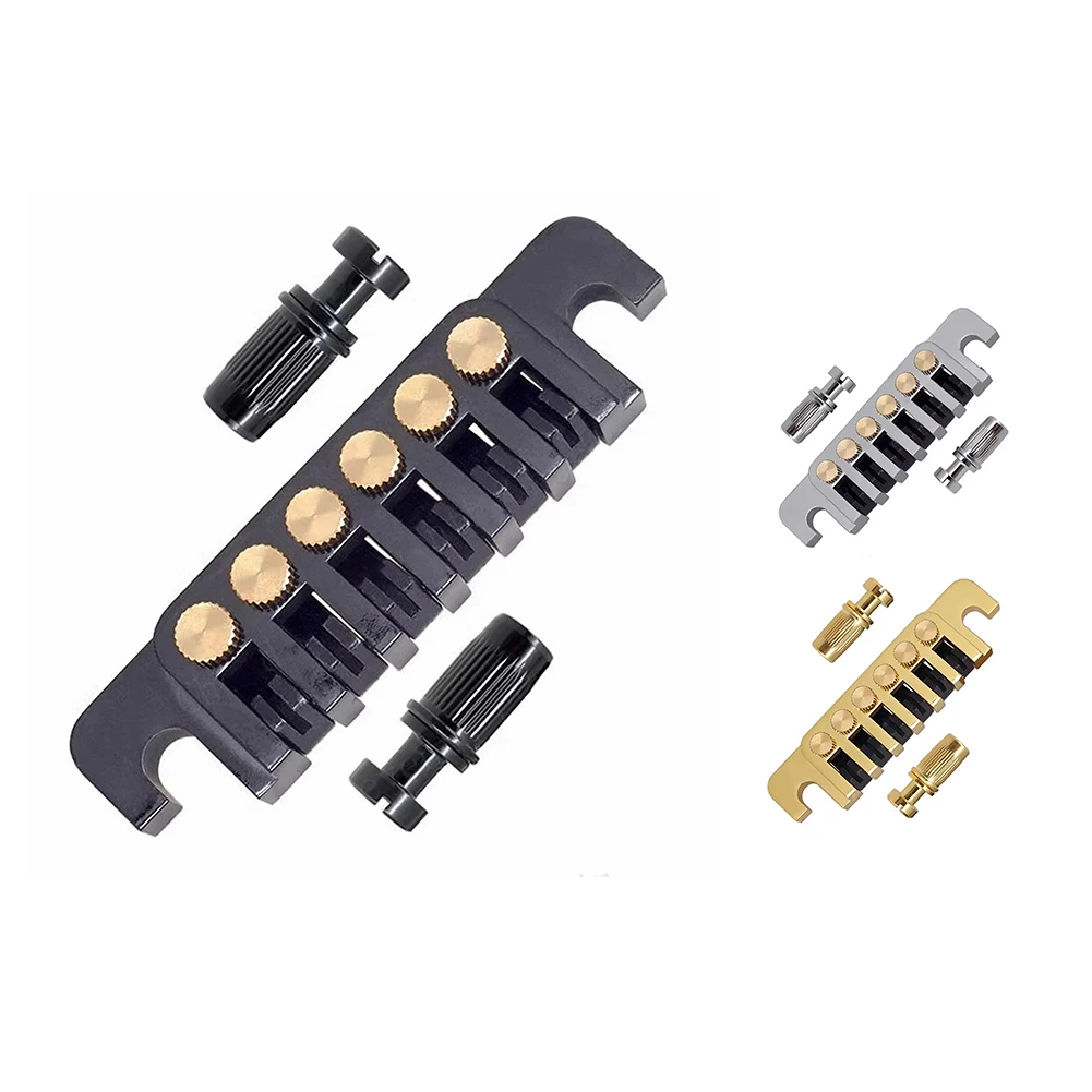 LP Electric Guitar Bridge Tailpiece Vintage TP-6 Style Bridges With Studs Musical Instruments Accessories For Electric Guitars