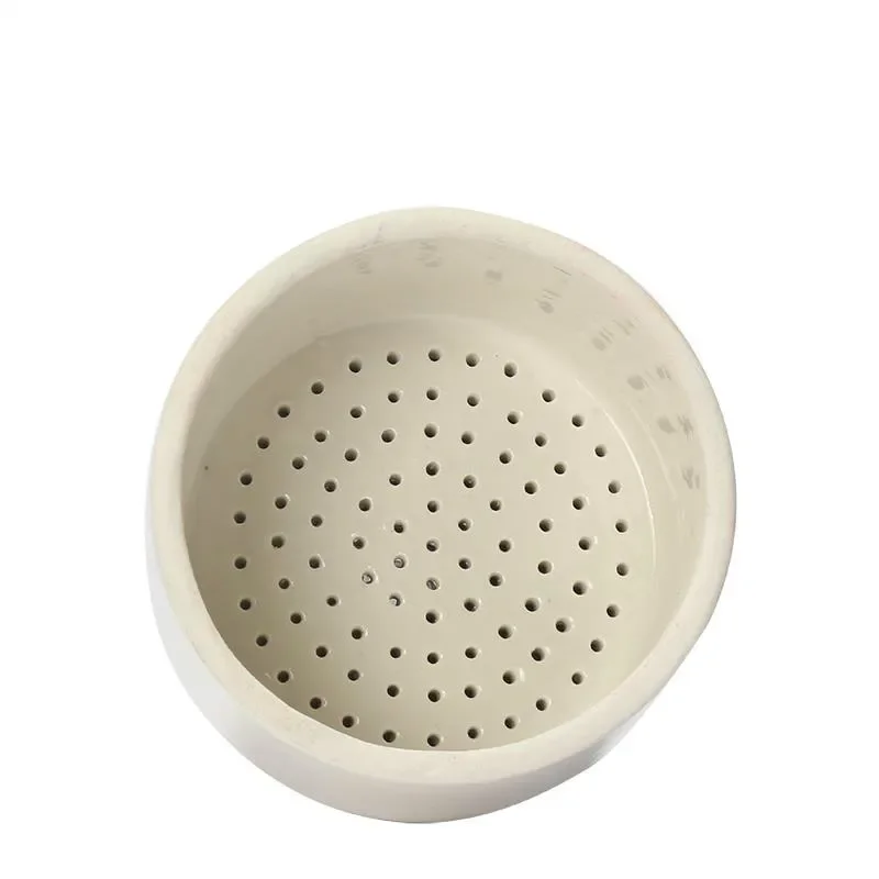 도자기 부흐너 깔때기, 80 mm 화학 실험실 세라믹 필터 깔때기, 도자기 음압 흡입 다공성 깔때기, 1 개