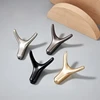 Versatile Wall Hooks with Screws for Hats and Clothes, Minimalist Design, Metal Decoration, Easy Mounting, 1Pc 1