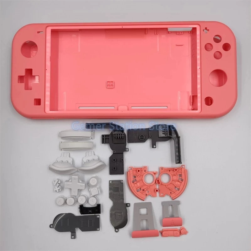 Nintendo Switch Lite NS LITE 게임 콘솔 하우징 쉘 케이스 커버 터치 스크린 교체 버튼 키트 액세서리