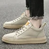 Elevator shoes for man height increase 8cm 6cm luxury brand sneaker genuine leather men's hidden heels casual shoe increasing 4