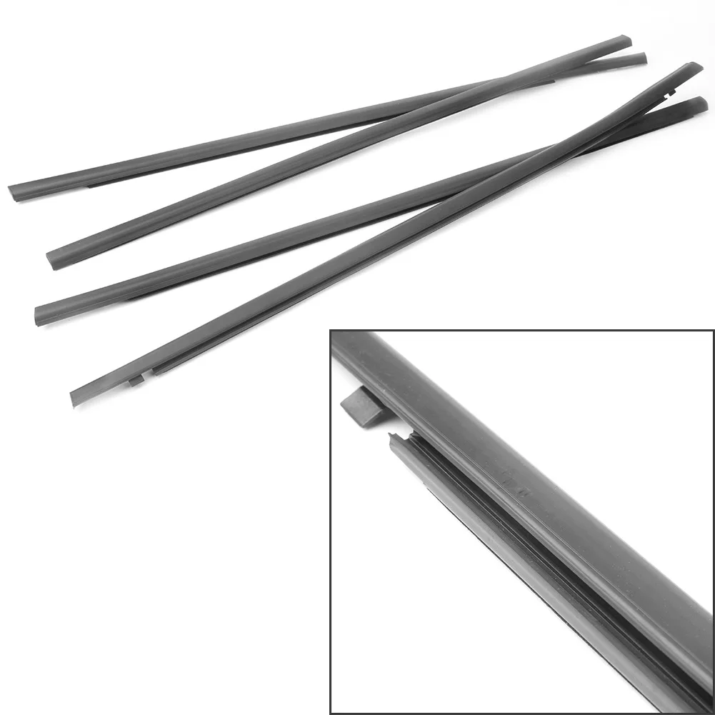 

4PCS/SET Car Door Belt Molding Trim Weatherstrip for Honda Civic 2016 2017 2018