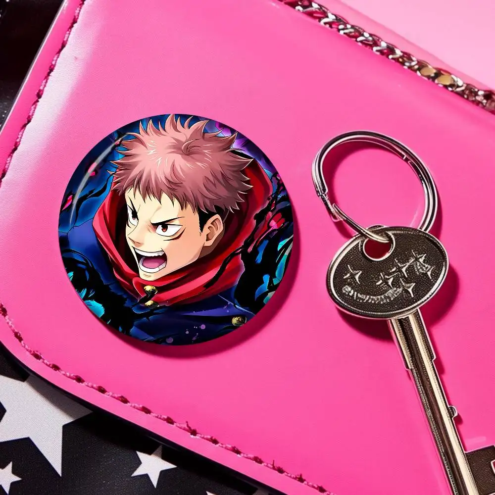 Yuji Itadori Skateboard Meme Brooch - Fun Anime Pin Badge