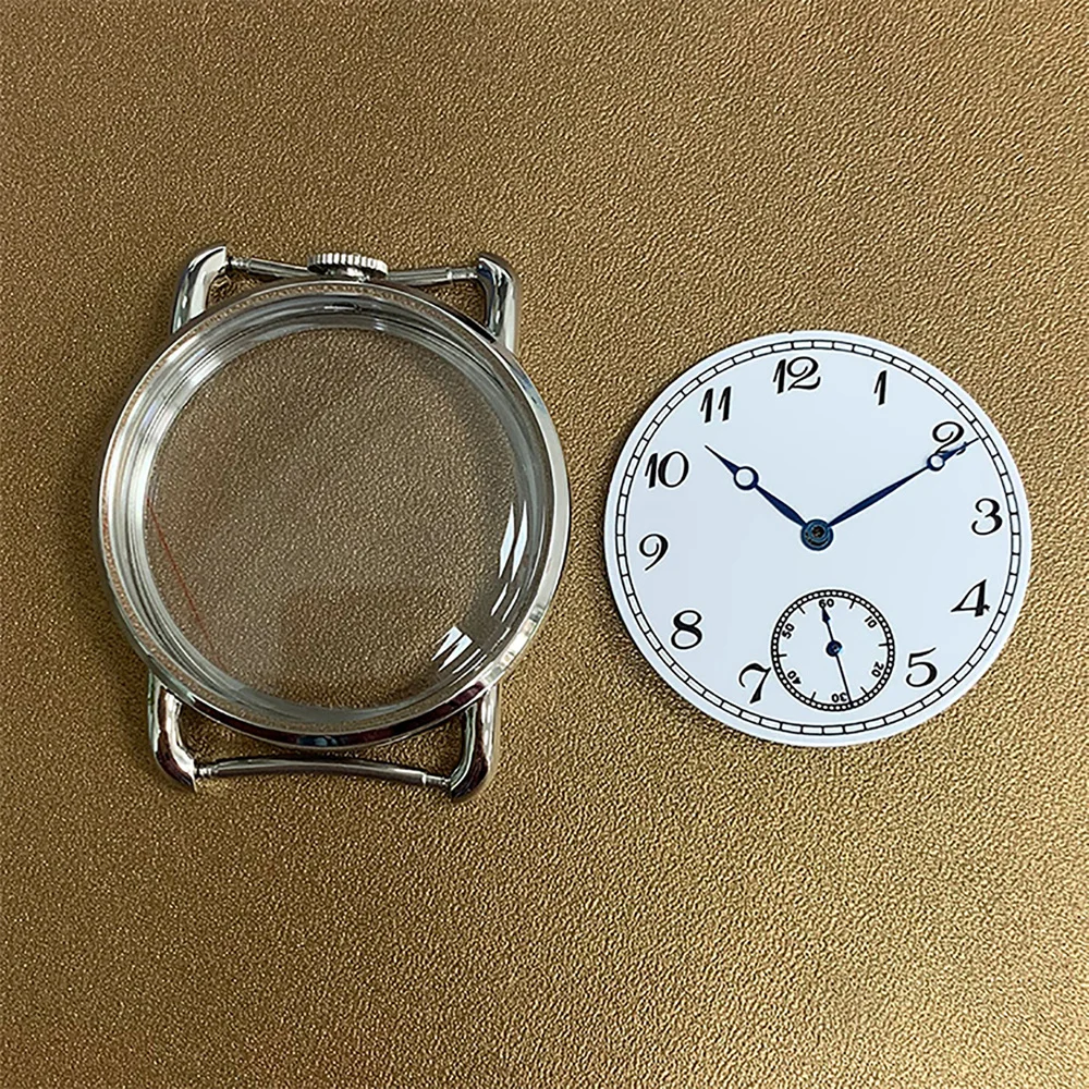 41.7MM 3ATM Watch Case Dials Watch Hands for ETA6497 6498 ST3600 3620