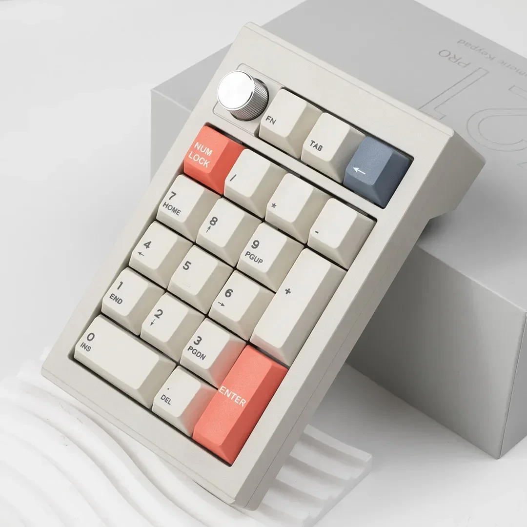Беспроводная Bluetooth-клавиатура Cidoo V21, 21 клавиша, три режима, Проводная Механическая клавиатура с горячей заменой, периферийные устройства для компьютера, для ноутбука, подарки