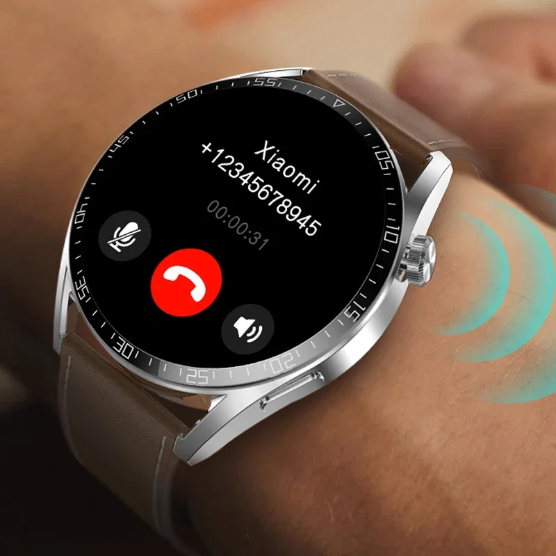 2024 Reloj Inteligente Hombres Llamada Bluetooth Pulsera De Fitness  Impermeable Pantalla Del Tiempo Smartwatch Para Vivo Huawei Xiaomi Teléfono