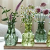 Glass Bud Vase Set of 4 Tabletop Centerpiece Vase For Home Indoor Decoration Unique Wedding Housewarming Gift Vases For Flowers 1