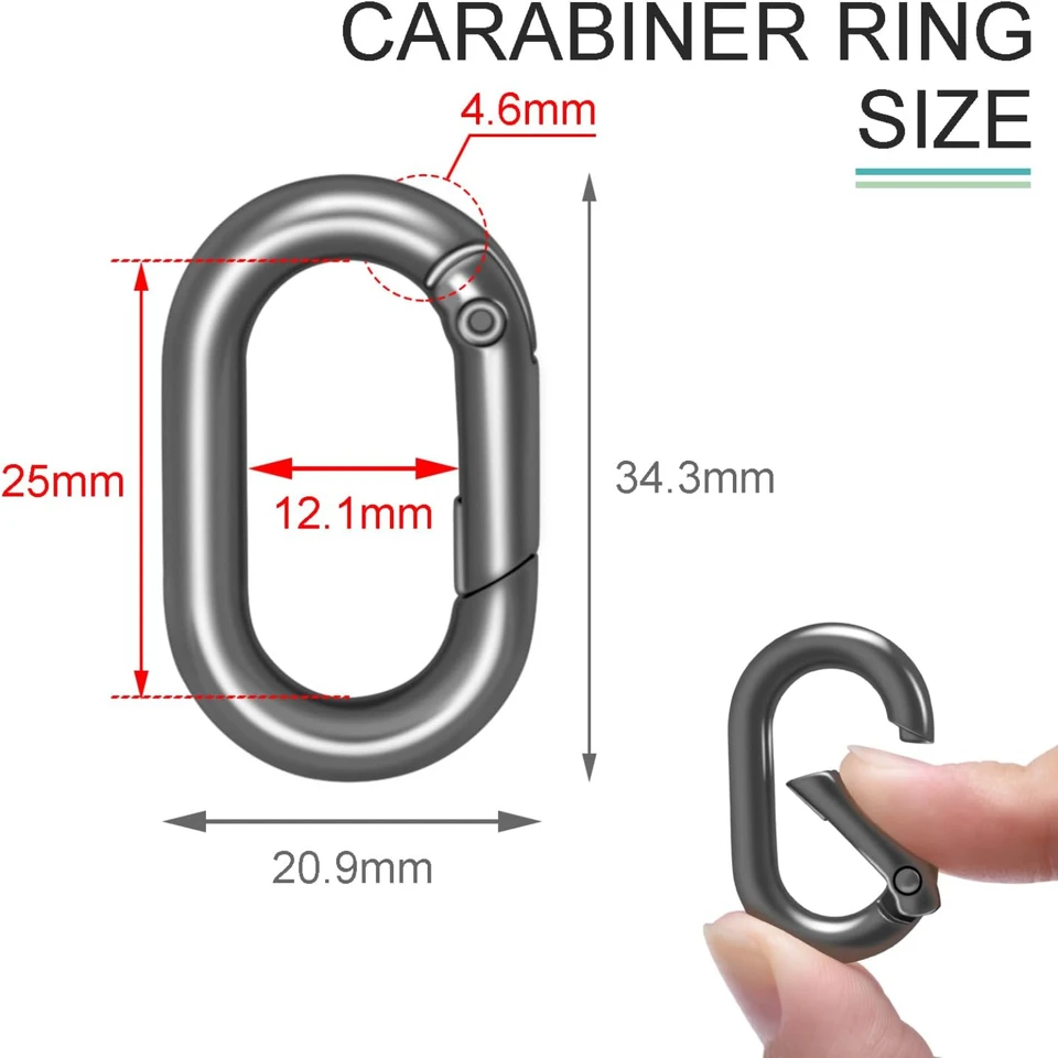 Durable Versatile Carabiner Clips for Outdoor Adventures