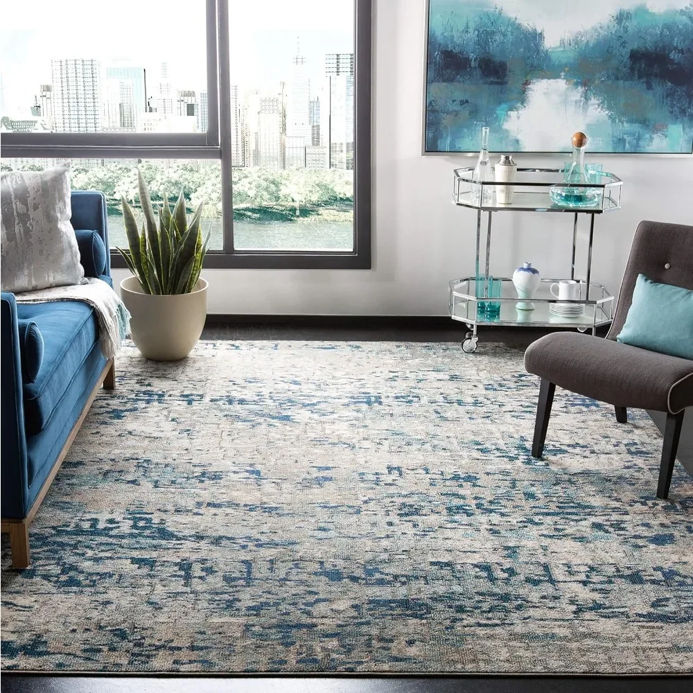 

Carpeting,10X14Modern Abstract Design,Non-Shedding Easy Care, Ideal for High Traffic Areas in Living Room, Bedroom,Large Carpets