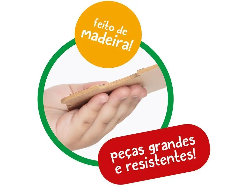 Quebra-cabeça 12 Peças Educativo Maderá 4