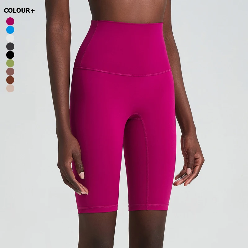 Short De Yoga Now - Femme XL - Noir - 6 Pouces - Taille Haute