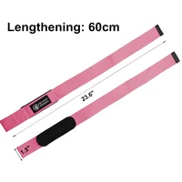 Weight Lifting Straps Increased 24 Inches Length Wrist Straps for Weightlifting Workouts Deadlifting Strength Training 2