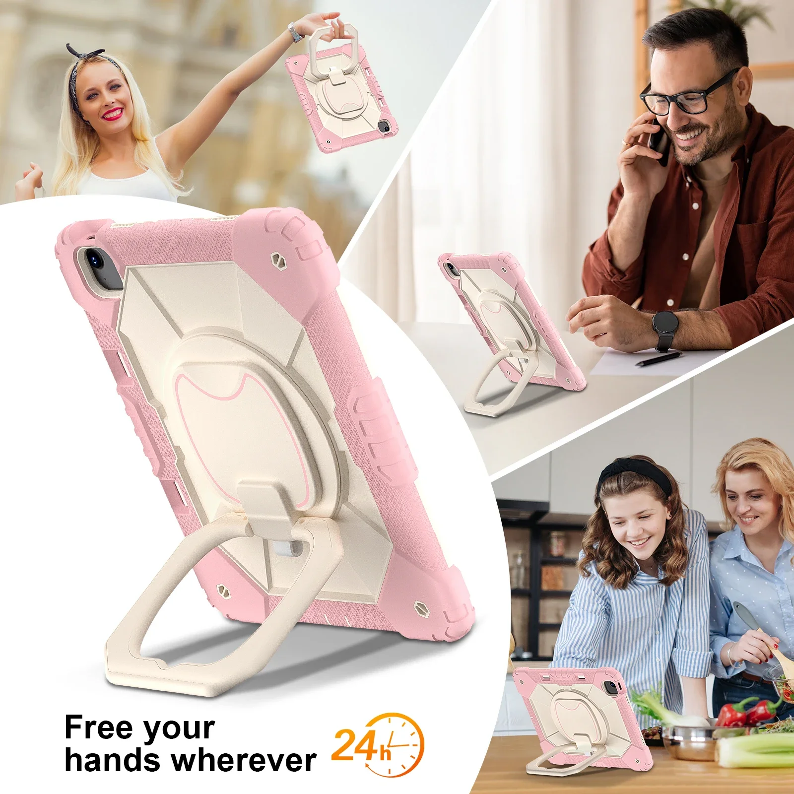 Durable Shockproof Kids Tablet Stand Case
