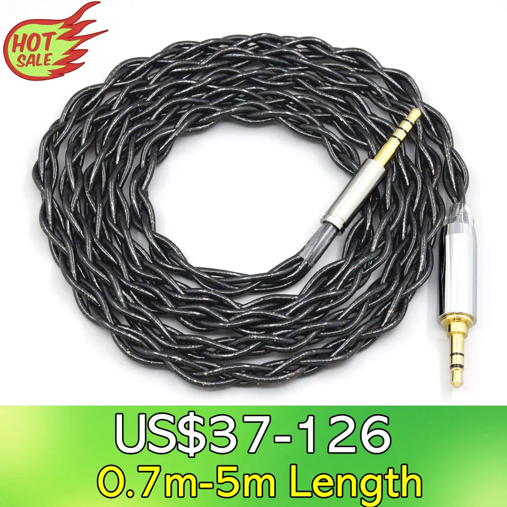 

LN008342 99% Pure Silver Palladium Graphene Floating Gold Cable For Fostex T60RP TR-80 TR-90 HIFIMAN Edition S Deva HE-R10