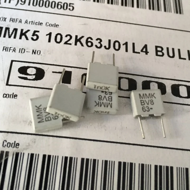 10 Pz Evox-Rifa Svedese Lifa 1000Pf 1Nf 100V 102 Mmk Condensatore A Film 5Mm Passo