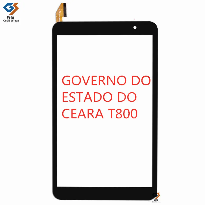 Polegada 45pin Mjk-pg0801786-fpc Tablet pc Capacitivo Digitador da Tela de Toque Sensor para Governador do Estado do Ceara T800 10 Peças Lote
