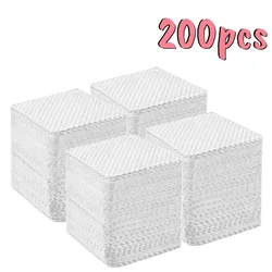 Lint - Free Nail Wipes Gel Cleanser Pads for Nail Art and Beauty Care (200pcs White Wipes)