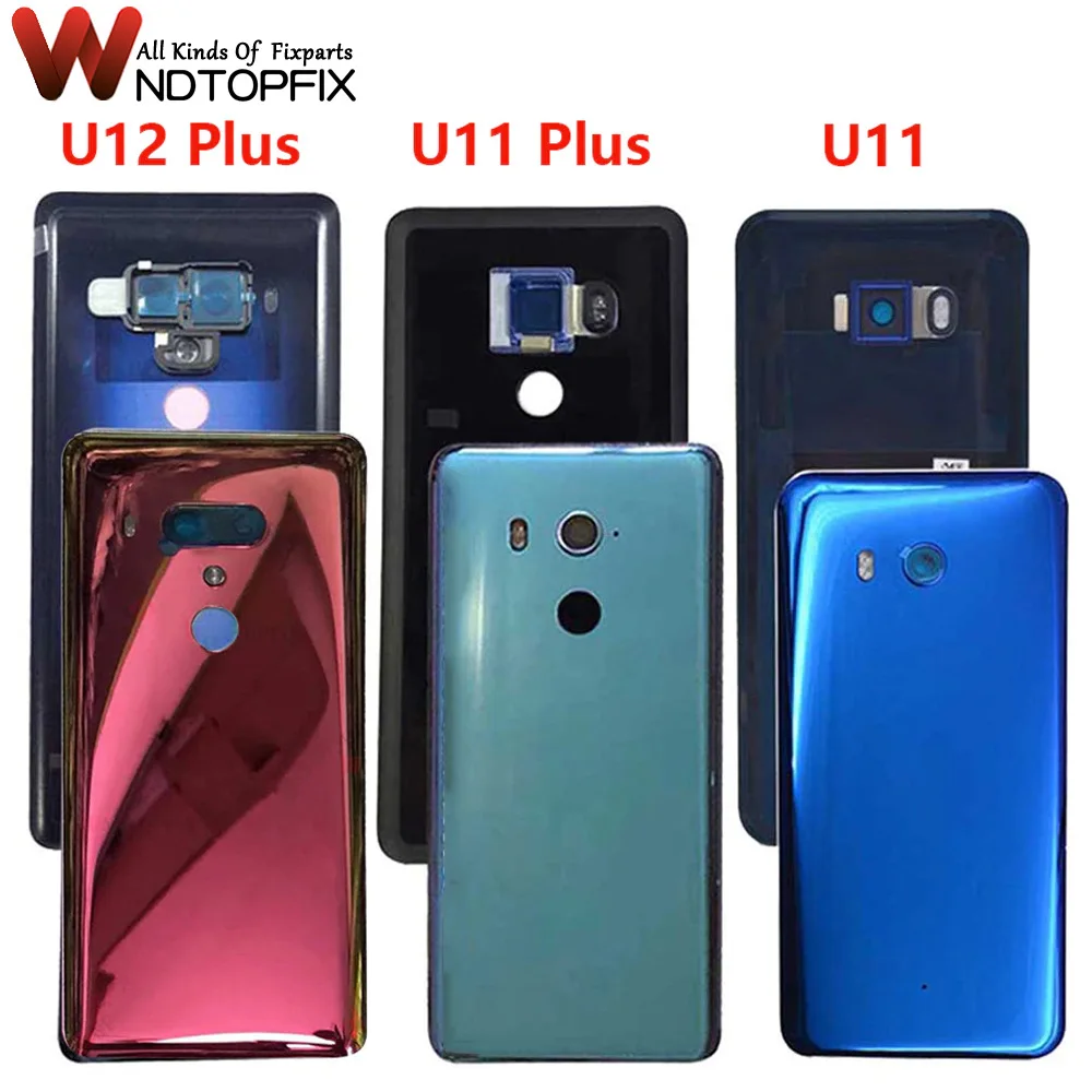 

For HTC U11 Plus U12 Plus Battery Cover Rear Door Panel Glass Housing Case Replacement Part For HTC U11 Battery Cover With Lens