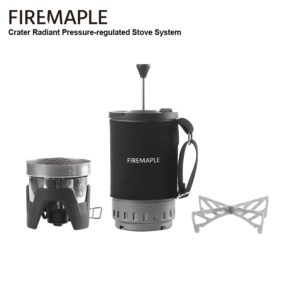 ชุดเตาไฟฟ้าแบบพกพา Fire-Maple Crater Radiant Stove พร้อมระบบจุดไฟฟ้าในตัว ตัวควบคุมแรงดันในตัว หัวเตาแบบเบิร์นเนอร์ น้ำหนักเบา เหมาะสำหรับการเดินป่า 1