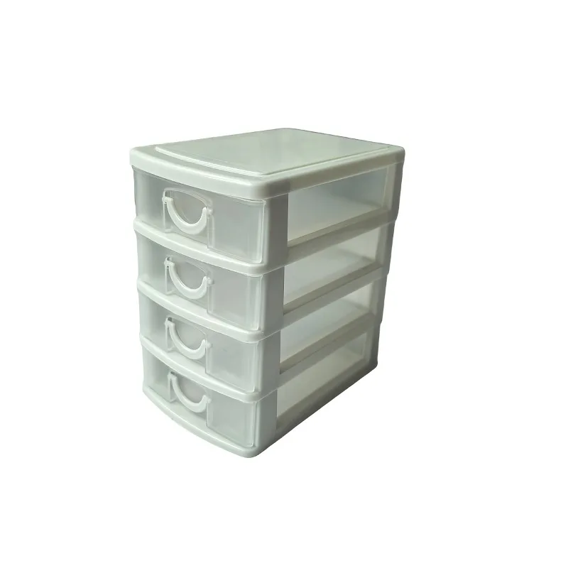 4단 서랍형 보석함, 라인스톤 칸막이와 귀걸이 수납 공간 포함