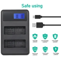EN-EL14 Camera Battery Charger for Nikon D5200 D5300 D5500 D560 D3200 D3300 D3400 D3500 DF CoolpixP7000 P7100 P7700 P7800 Camera - Image 4