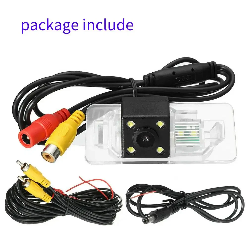 for BMW 2008-2012 E38 E39 E46 E90 X3 Car Rear View Camera Backup Reversing Camera Parking Assist 170° CCD 4 LED Night Vision