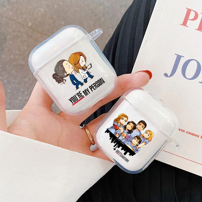 Greys Anatomy You Are My Person Custodia Per Apple Airpods 2 3 Pro 2 Custodie Per Auricolari Wireless Airpod Cover Morbida In Silicone Trasparente