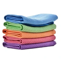 1PCS Microfiber Washing Dish Cloth Cleaning Towel Super Absorbable Window Glass Cleaning Cloth Kitchen Anti-grease Wiping Rags 1