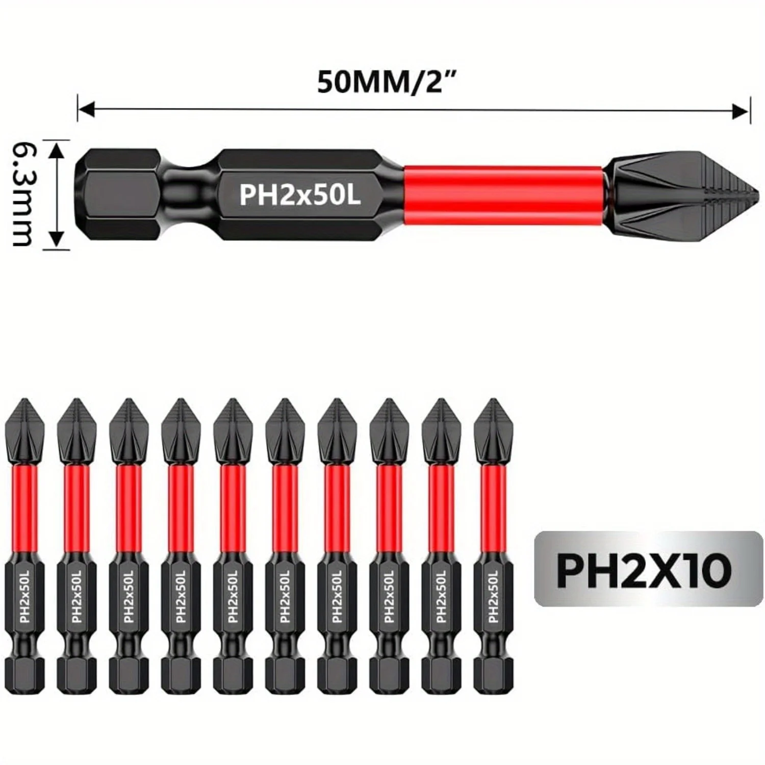 New High-Hardness Anti-Impact and Anti-Slip Cross Electric Batting Head Set with Strong Magnetic Hand Drill