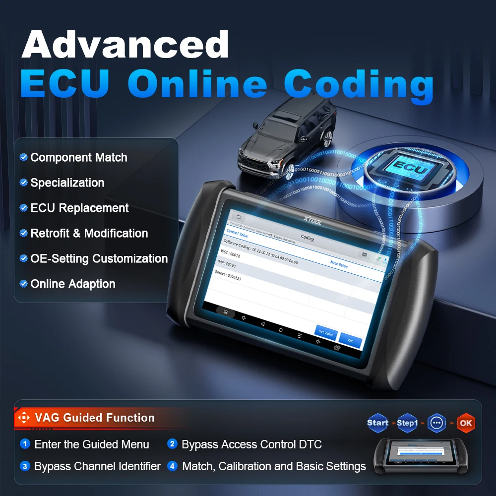 XTOOL InPlus IP819TP TPMS Programming Tools TPMS System Health Check Activate Relearn, Car Diagnostic Tools Program ts100-sensor 4
