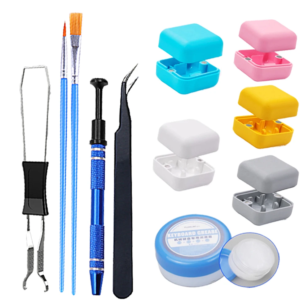 기계식 키보드 키트 스위치 풀러 오프너 키캡 기계식 게이머 핫 스왑 키보드 용..