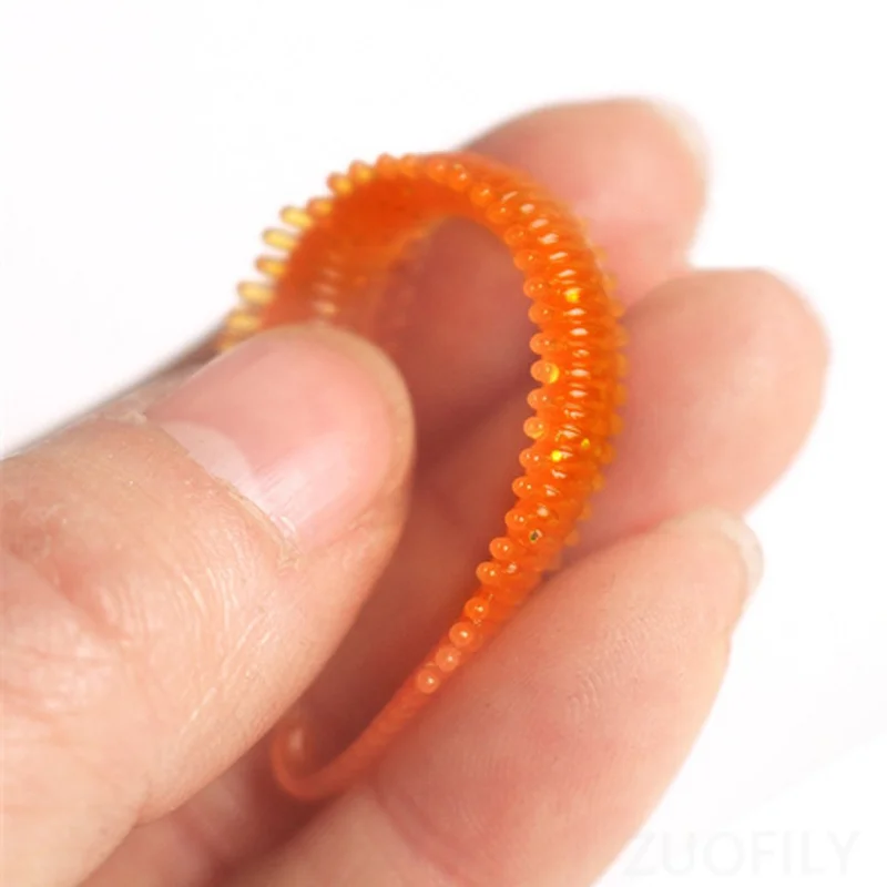 80mm Sand Silkworm Fishing Lures 5