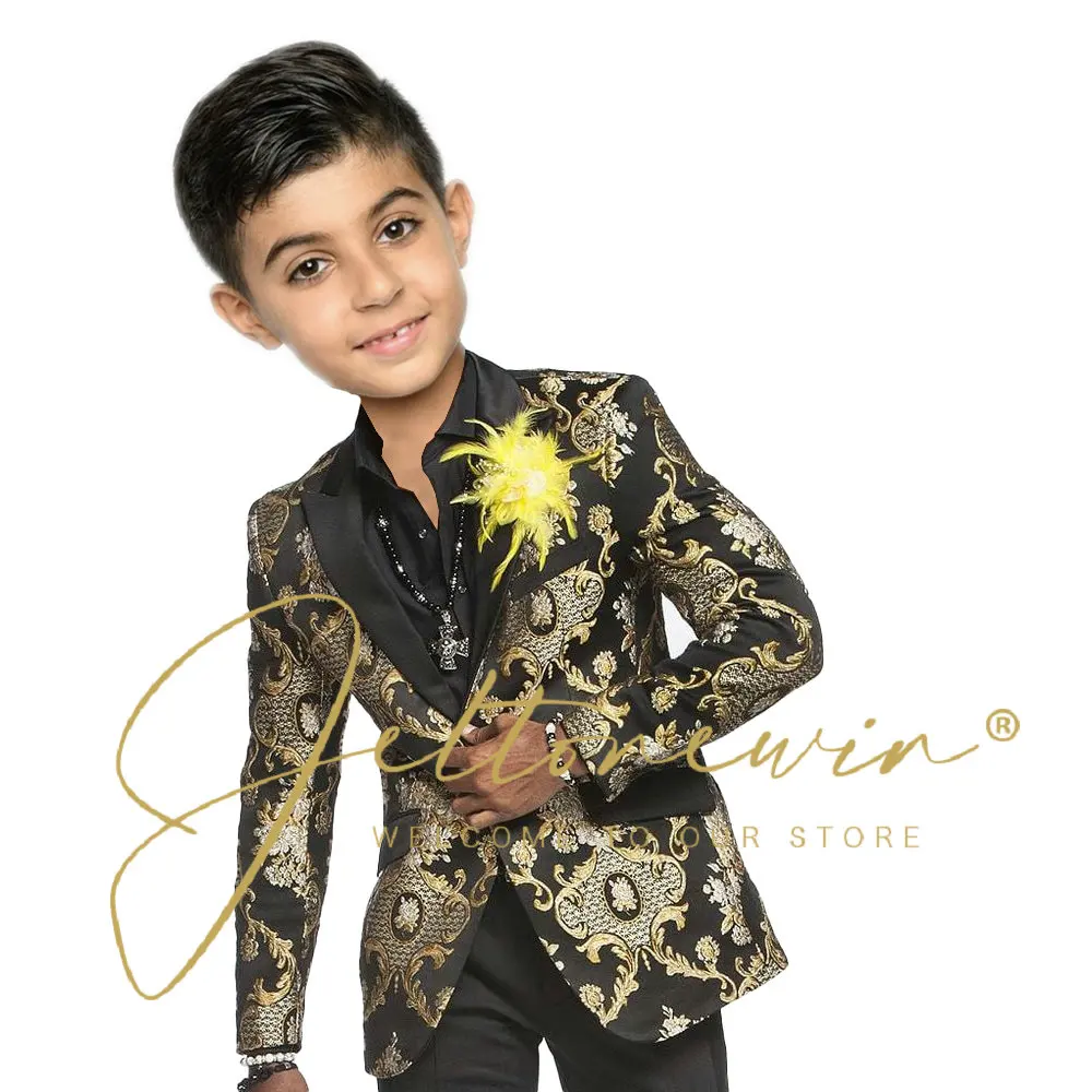 

Suit for Boys Jacket Pants Wedding Tuxedo 2 Piece Formal Party Dress Kids Blazer Set costume enfant garçon mariag Kids Clothes