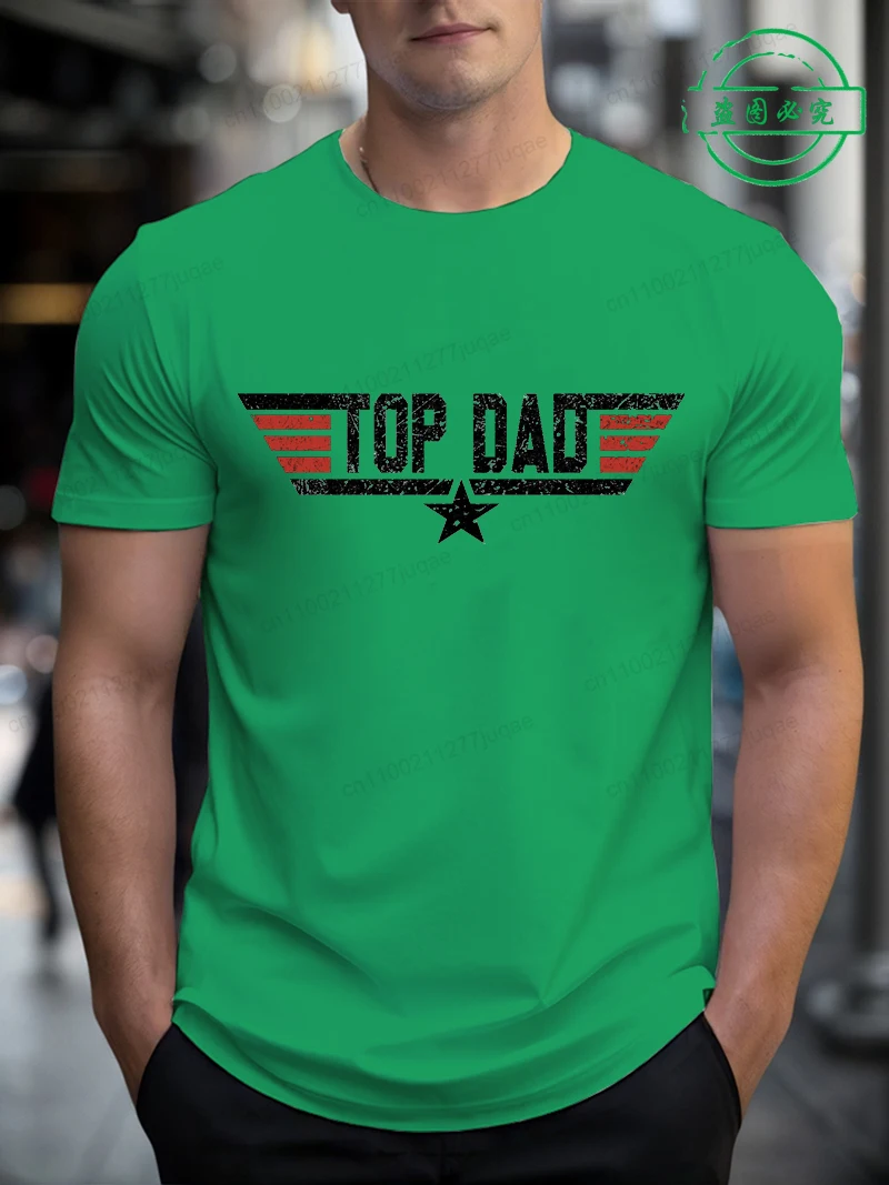 Men's Top Dad Graphic T-Shirt - Short Sleeve Summer Fashion Tee