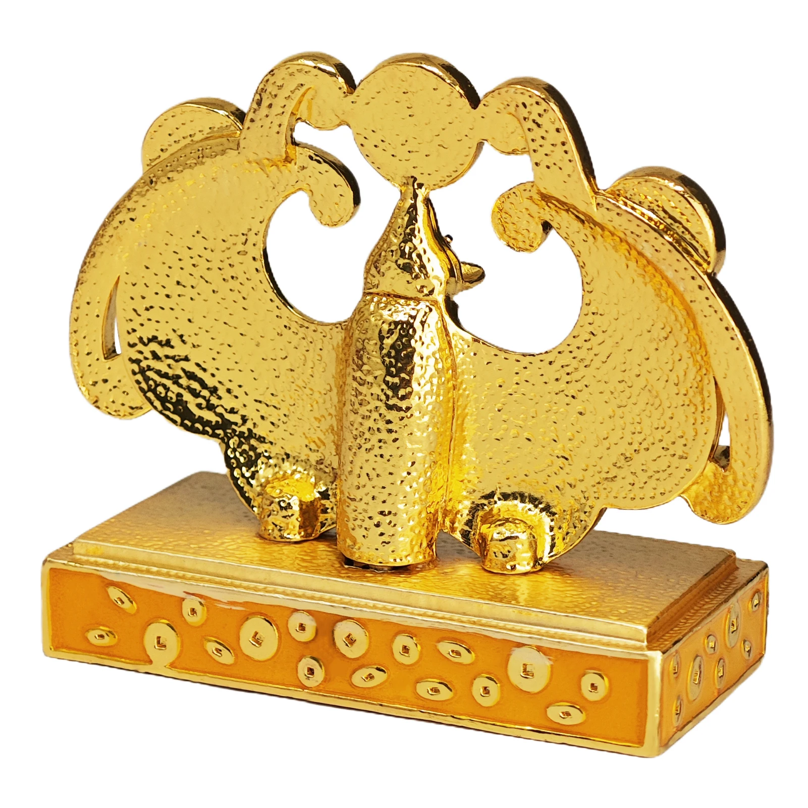 Feng Shui Prosperity Bat Statue Fuk Blessing Gift Home Decoration Figurine 5